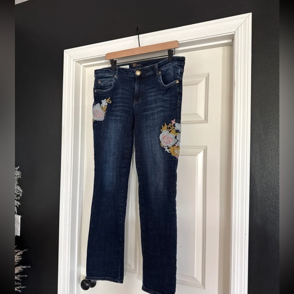Kut from the Kloth Catherine Embroidered Boyfriend Jeans 
size 12 - Picture 4 of 12